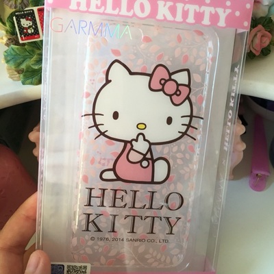 日本三丽欧正版iPhone 6s卡通手机壳保护套凯蒂猫6sPlus硬壳外壳