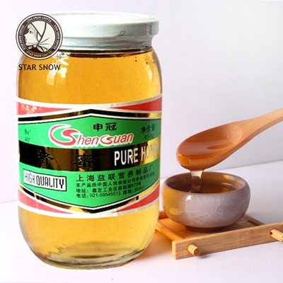 包邮 蜂蜜 苏州申冠蜂蜜950g蜂蜜农家蜂蜜纯天然百花蜂蜜