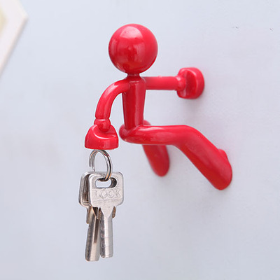 小人型磁力钥匙挂冰箱贴挂钥匙创意冰箱贴可以贴便签纸挂钥匙包邮