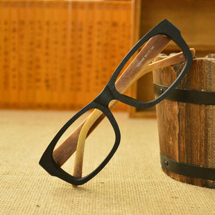 高端仿木板材眼镜框男潮 大框近视框架眼镜 大脸全框木纹质感3008