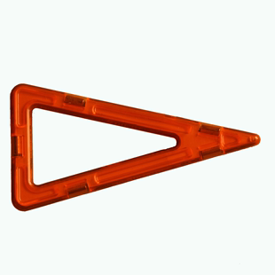磁力片百变提拉积木磁性结构片配件散装片 长三角