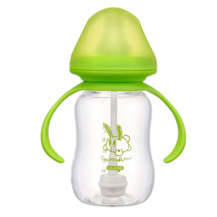 丘比兔进口新生儿标准口径玻璃奶瓶婴儿奶瓶宝宝奶瓶防胀气奶瓶