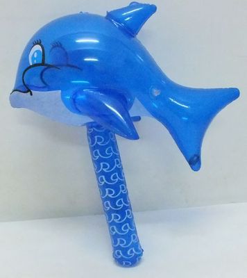 儿童充气玩具锤子 海豚棒中鱼棒 小海豚带铃铛的充气锤可定做
