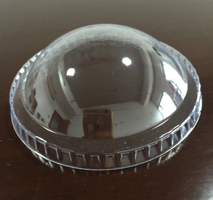 PP塑料透明盖子 高拱形杯盖一次性果冻沙拉碗盖子半圆球形盖500只