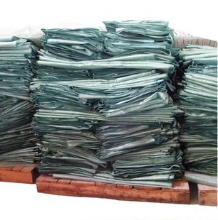 花房暖房布套PVC PE布套 保温布套 绿色网格布布套PVC PE罩子