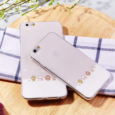 苹果6s手机壳 超薄iphone6p手机套 原创小清新4.7硅胶壳 可爱简约