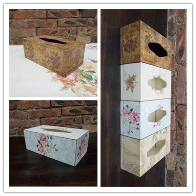新款欧式欧式田园纸巾盒家用抽取木制抽纸盒惊爆热销特价直销
