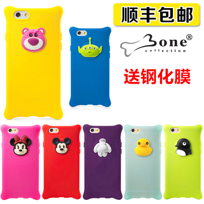 台湾Bone正品苹果iPhone 6s硅胶套Plus缤纷泡泡防摔5.5手机套外壳