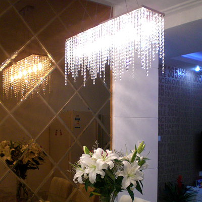 水晶灯现代简约餐厅灯LED吧台灯饭厅灯大气个性创意吊灯灯具灯饰