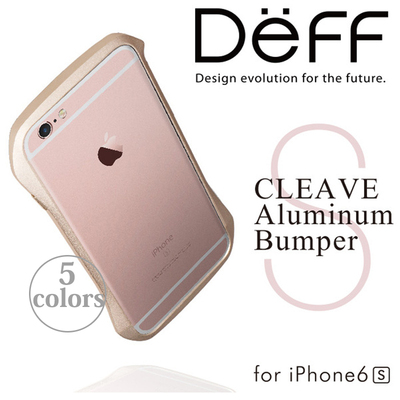 日本原装Deff CLEAVE铝制边框iPhone6s/Plus经典正版小蛮腰手机壳