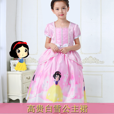 万圣节儿童服装白雪公主裙女童礼服迪士尼蓬蓬裙演出服表演服童装