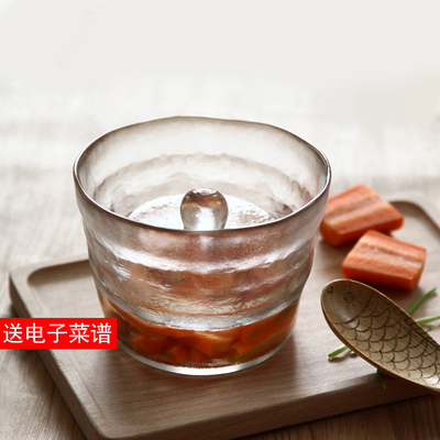 泡菜罐日本腌菜罐玻璃加厚一夜渍雾玻重石浅渍罐 家用咸菜罐容器