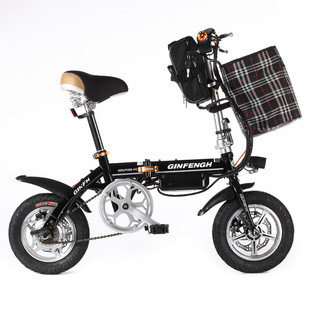 12寸折叠式36V48V锂电池迷你型代驾成人双折电动自行车