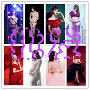新款韩版 影楼孕妇装2016孕妇写真服装 时尚孕妇拍照妈咪摄影服
