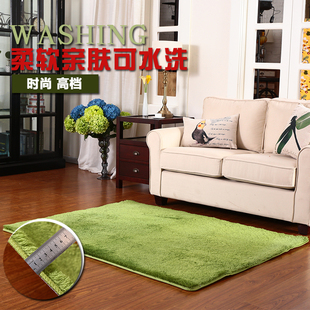 欧梦迪超细丝毛地毯客厅卧室茶几床边现代时尚简约地毯地垫门垫