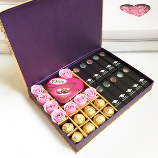 星球棒棒糖德芙费列罗巧克力礼盒创意玫瑰女友生日节气表白礼物