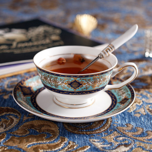 咖啡杯 欧式 高档 宫廷风 英式品牌高骨瓷茶杯 红茶下午茶茶具
