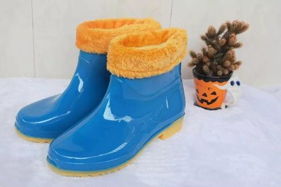 雨鞋雨靴女士防滑水鞋胶水靴套鞋中筒保暖短筒雨靴加棉绒