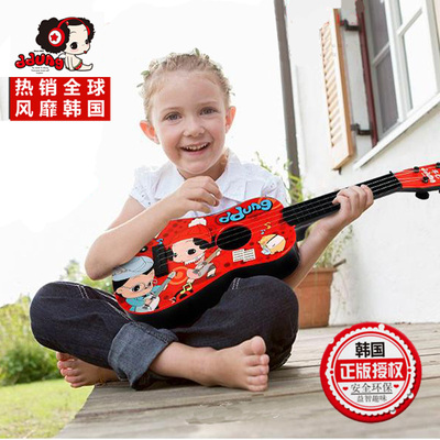 【进口琴弦】冬己 儿童吉他玩具 可弹奏男女小孩初学仿真尤克里它