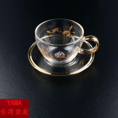 YAMA亚美128-Y桐华耐热玻璃茶壶台湾生产花茶杯茶具128毫升