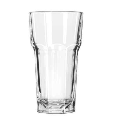 美国Libbey利比玻璃杯家用耐热水杯八角杯加厚奶茶杯