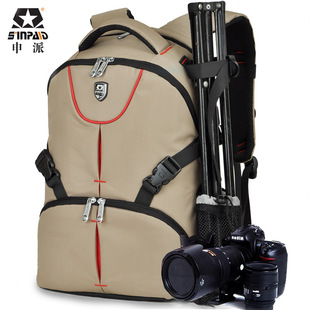 韩版双肩摄影背包 专业单反相机包1机4镜相机背包 佳能相机包单反