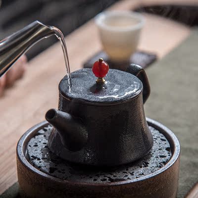 茶壶仿古粗陶手工泡茶器 日式陶瓷功夫茶具创意单壶 特价