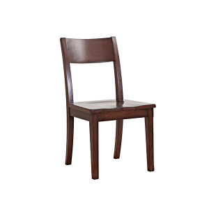 美式白蜡木耐用家具餐椅简约高档实木餐桌椅子 乡村做旧餐厅椅子