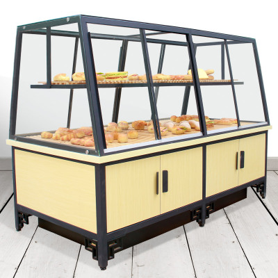 2016新款面包柜铁艺中岛面包展架大橱窗面包中岛柜