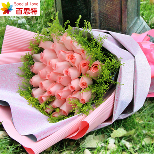 重庆万州涪陵渝中南岸北碚鲜花店送花 粉玫瑰教师节鲜花同城速递