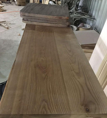 定制老榆木吧台板台面板餐桌板咖啡桌工作台窗台板写字台实木桌面