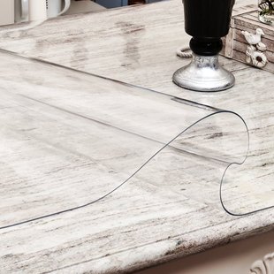 简约现代茶几餐桌垫透明磨砂长方形隔热垫防水PVC软玻璃塑料桌布