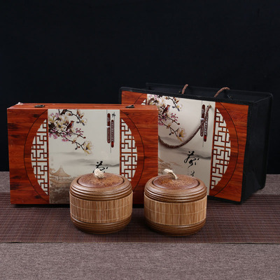 中秋新款高档滴塑陶瓷茶叶罐礼盒 红茶普洱 黑茶包装来样定做生产
