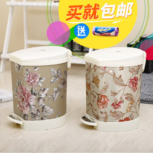 【天天特价】脚踏式垃圾桶大号欧式家用厨房客厅卫生间创意垃圾筒