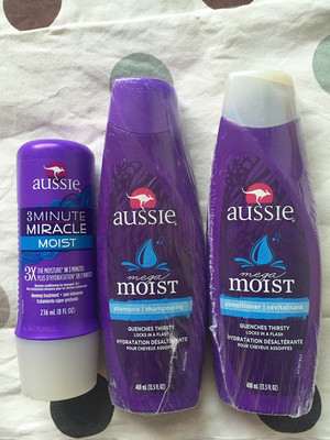2016年新版美国代购Aussie袋鼠滋润丰盈清洁洗发水护发素发膜