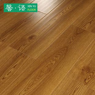 特价欧式简约家用环保强化封蜡防水耐磨仿实木地暖复合地板12mm