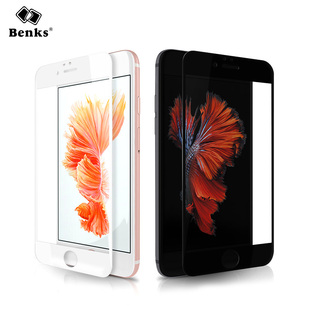 benks iPhone6s钢化膜iPhone6苹果6s全屏全覆盖蓝光六手机4.7防爆