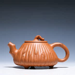 宜兴茶壶名家纯全手工【石瓢】黄龙山原矿段泥茶具套装包邮紫砂壶