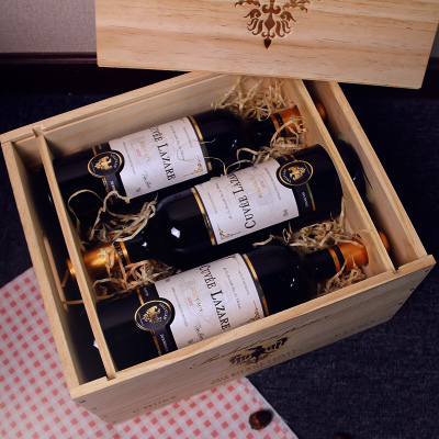 原装原瓶AOC产区法国红酒整箱波尔多龙船干红葡萄酒整箱六支装