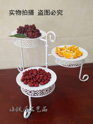 欧式蛋糕架点心盘银展示现代甜品台下午茶托盘英式下午茶创意三层