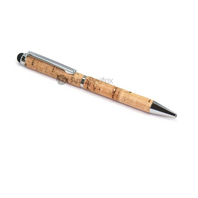 2016最新软木触控笔 礼品软木笔 触屏软木笔