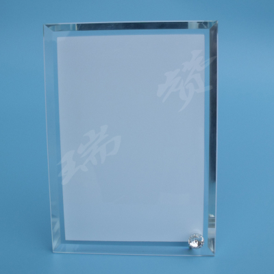 热转印水晶玻璃定做个性diy玻璃相册 水晶画热升华转印