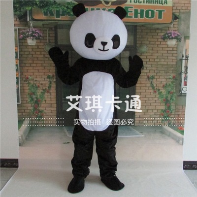 小熊猫卡通人偶服装 成人行走玩偶服饰 活动促销表演道具cos定制