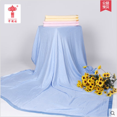 中国结竹纤维盖毯情侣双人夏季毛毯空调被春季宝宝儿童加厚毛巾被