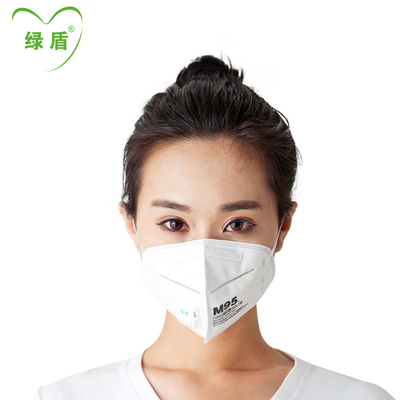 绿盾无纺布一次性口罩男女M95呼吸阀工业防尘防雾霾pm2.5抗菌透气