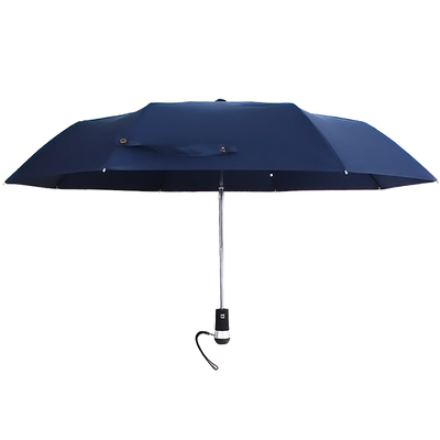夜间安全LED灯伞 全自动自开自收折叠雨伞防紫外线遮阳晴雨伞商务