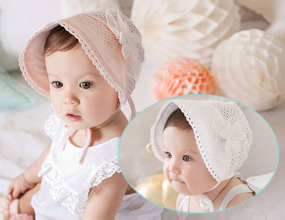 2016夏季新款韩版婴儿公主帽春夏遮阳宝宝公主帽0-6-12个月潮