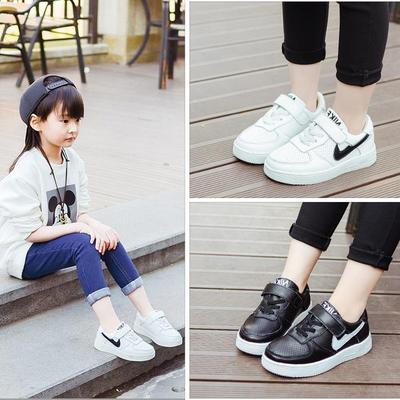 2016春季新款儿童黑白运动鞋时尚女童休闲鞋韩版球鞋跑步鞋潮促销