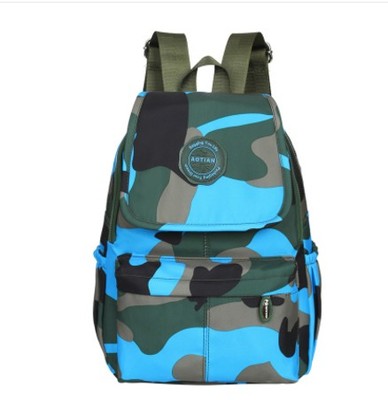 防水尼龙布迷彩双肩包1至5年级小学生儿童背包旅行双肩包男女书包