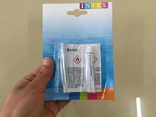 包邮INTEX修补包充气产品补丁贴片胶水套装水池游泳圈船皮艇床垫